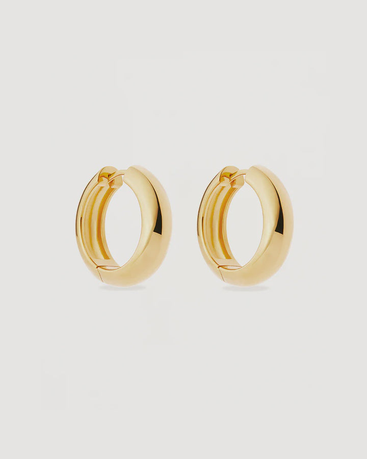 By Charlotte 18k Gold Vermeil Bold Large Hoops