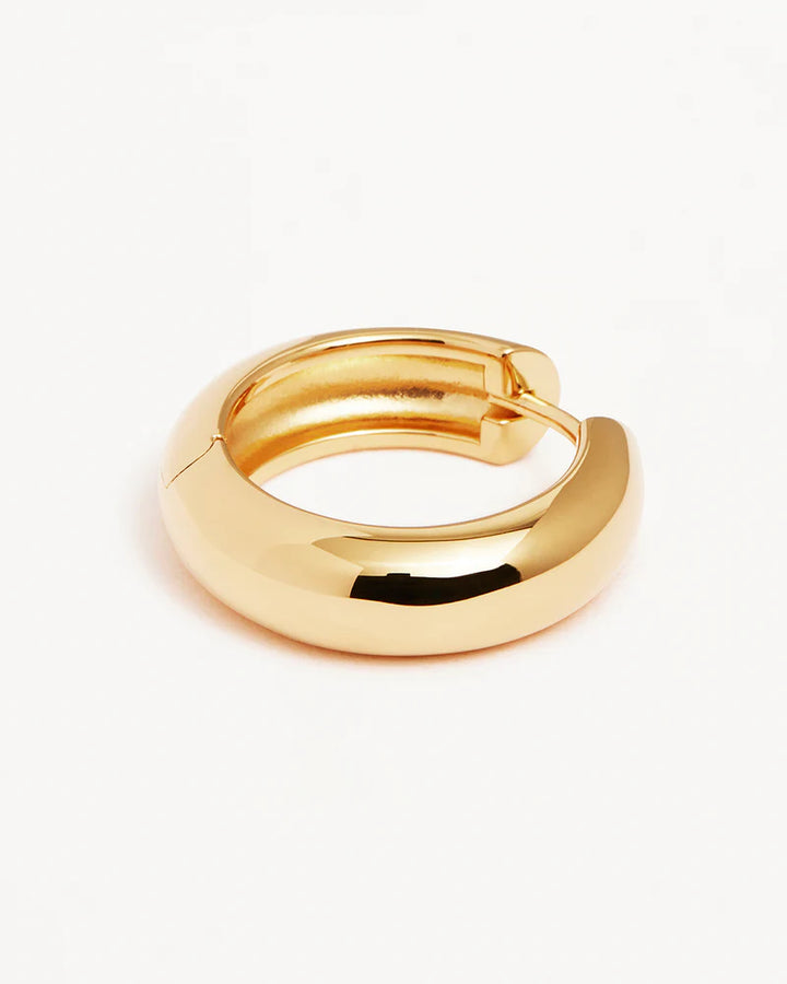 By Charlotte 18k Gold Vermeil Bold Large Hoops