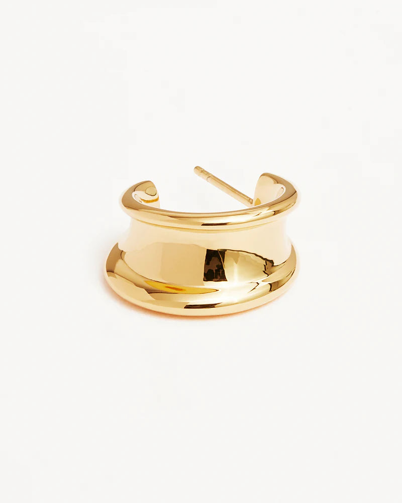 By Charlotte 18k Gold Vermeil Muse Large Hoops