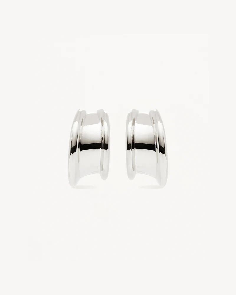 By Charlotte Sterling Silver Muse Large Hoops