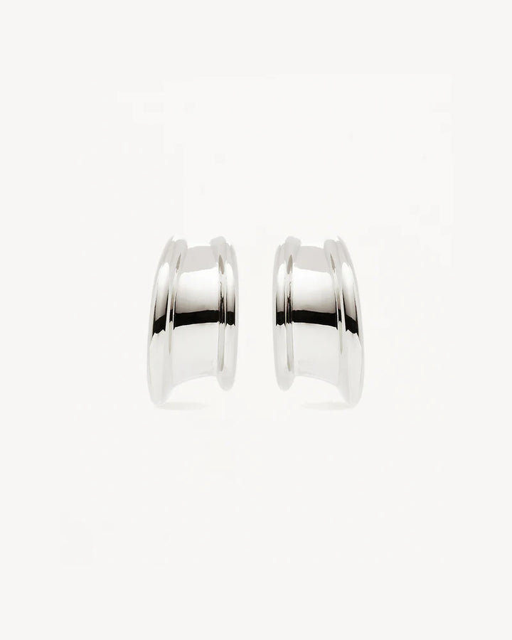 By Charlotte Sterling Silver Muse Large Hoops