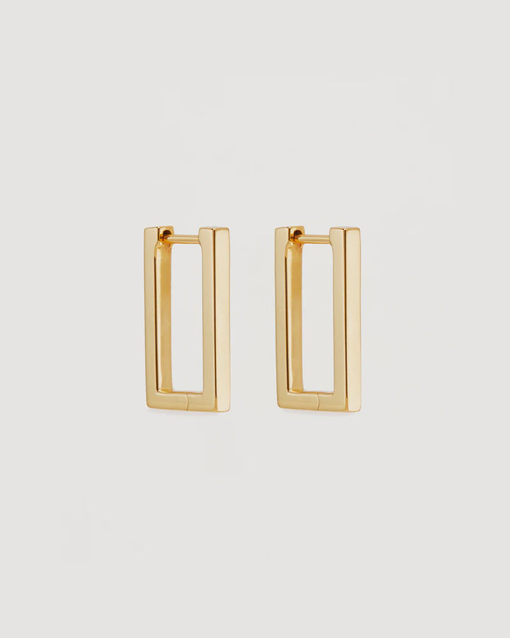 By Charlotte Devotion Hoops - 18k Gold Vermeil