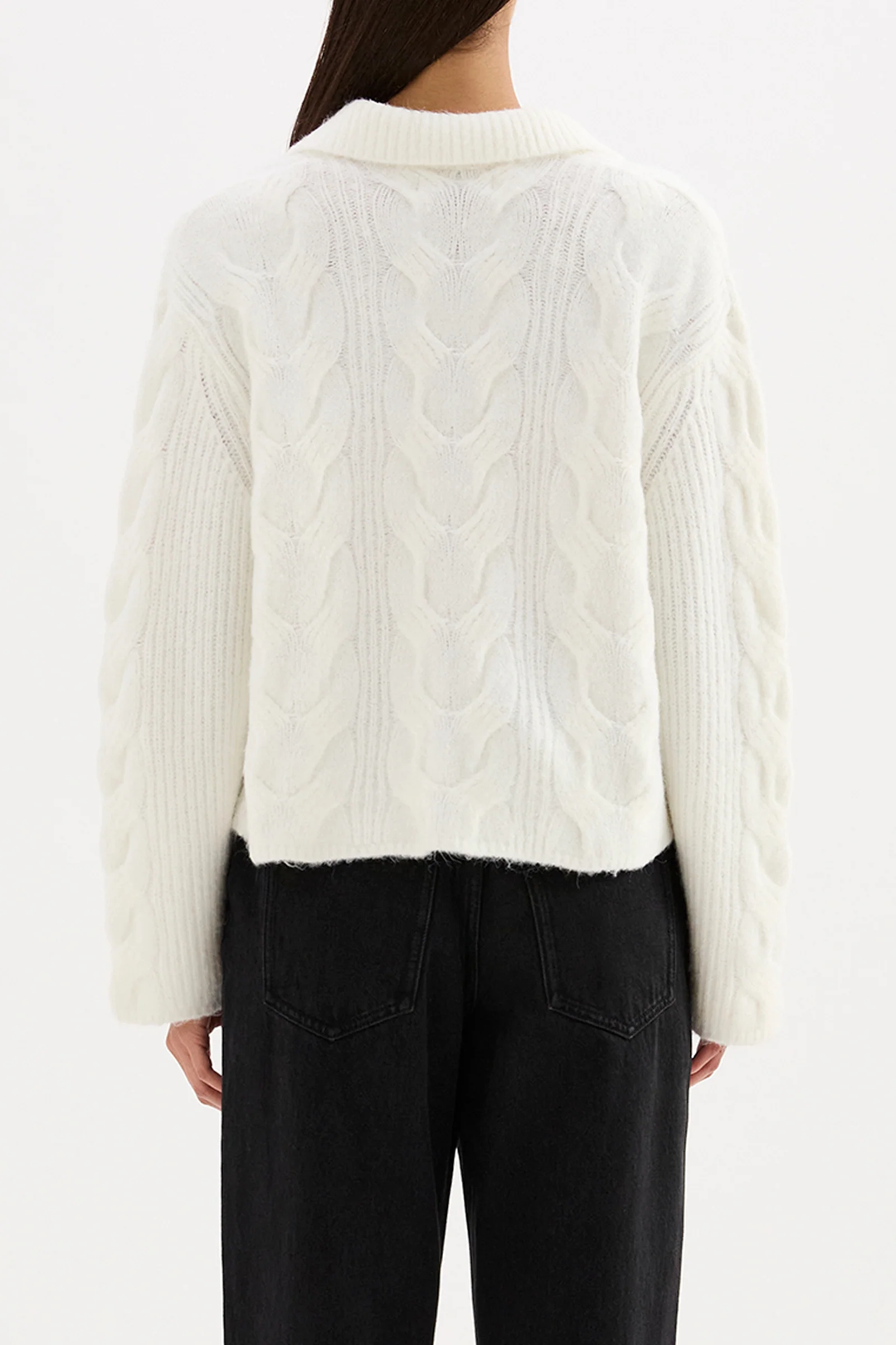Nude Lucy Anise Cable Knit - Salt