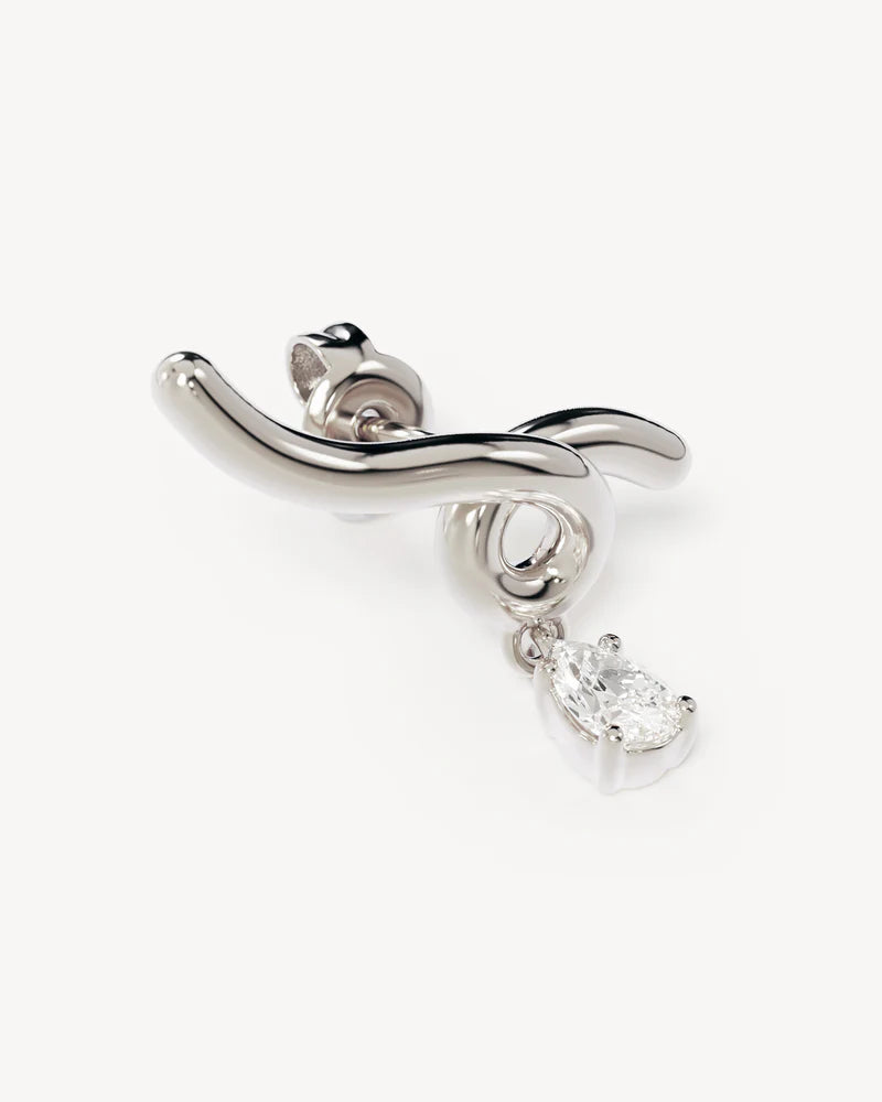 By Charlotte Sterling Silver Entwined With You Earrings