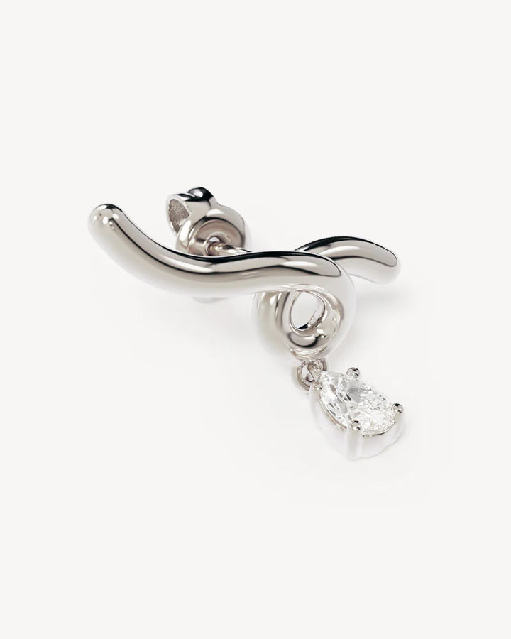By Charlotte Sterling Silver Entwined With You Earrings