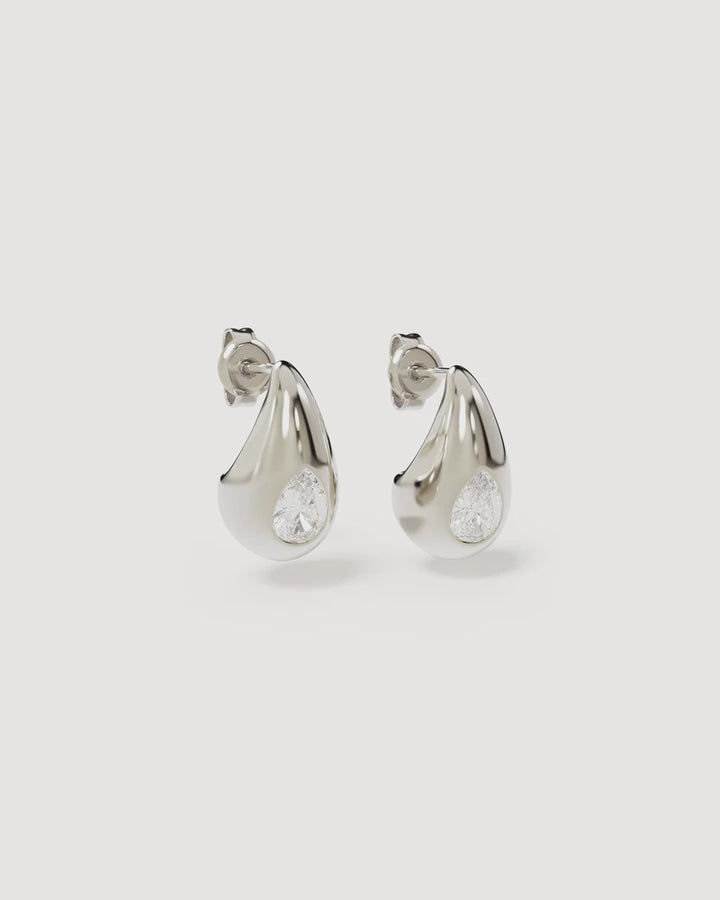 By Charlotte Sterling Silver Dewdrop Small Earrings