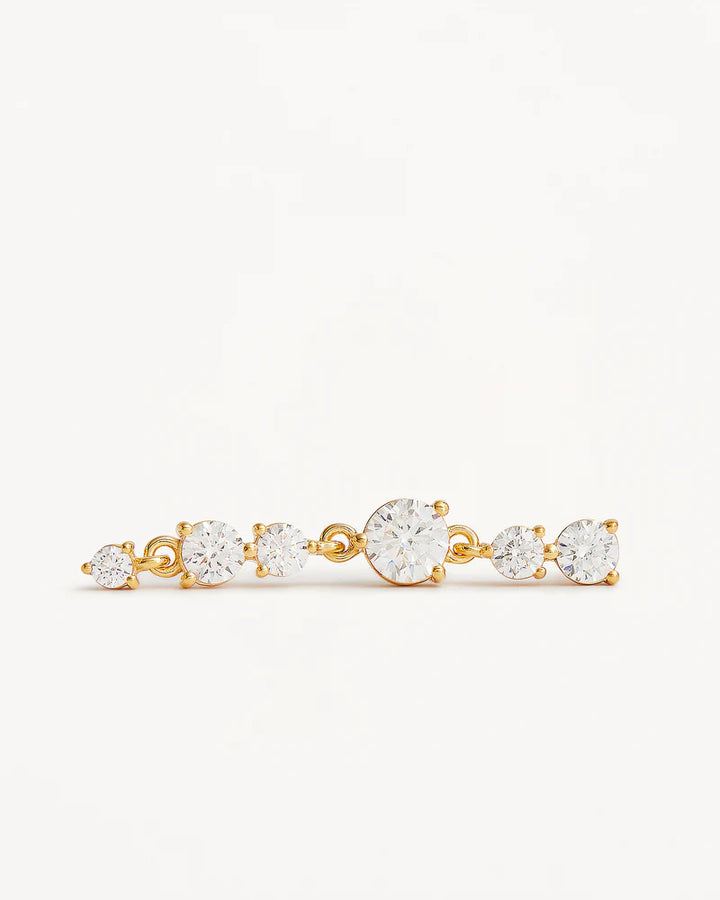 By Charlotte 18k Gold Vermeil Forever Yours Drop Earrings