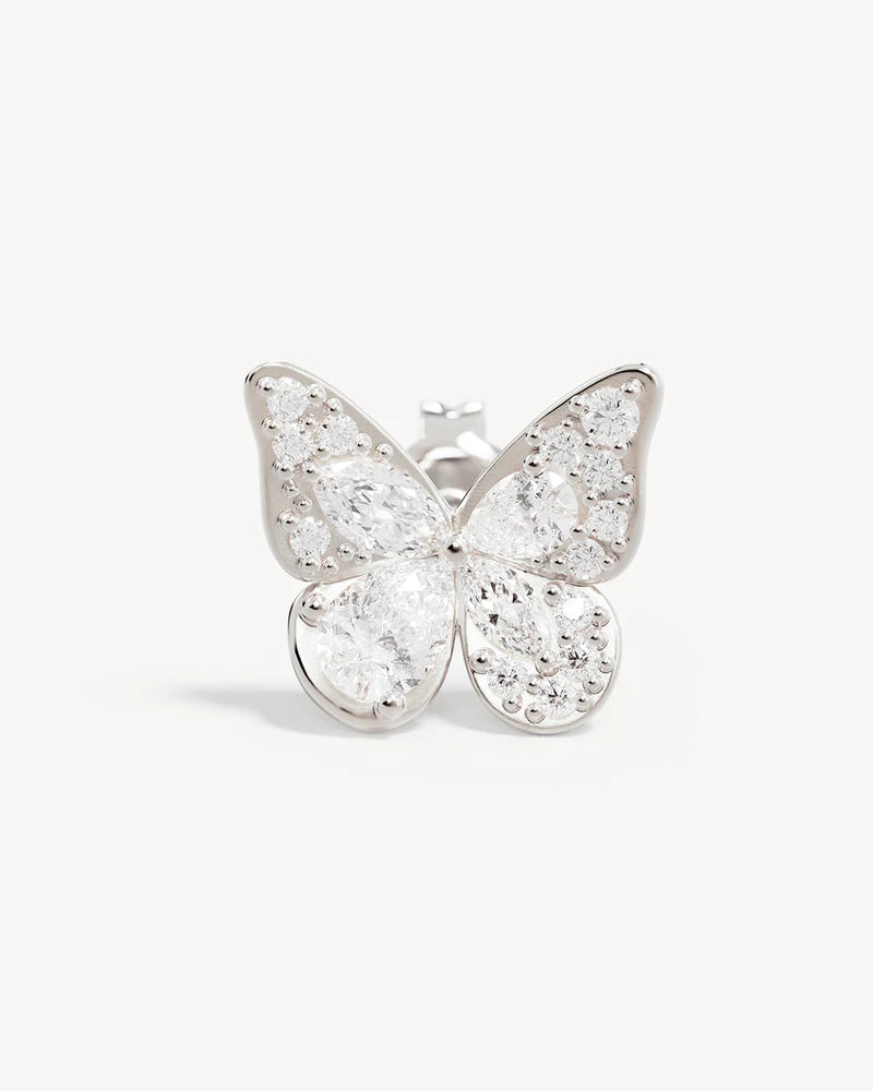 By Charlotte I Believe, I Become Stud Earrings - Sterling Silver