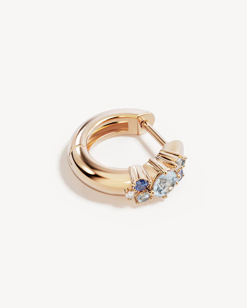 By Charlotte I Breathe, I Become Hoops - 18k Gold Vermeil