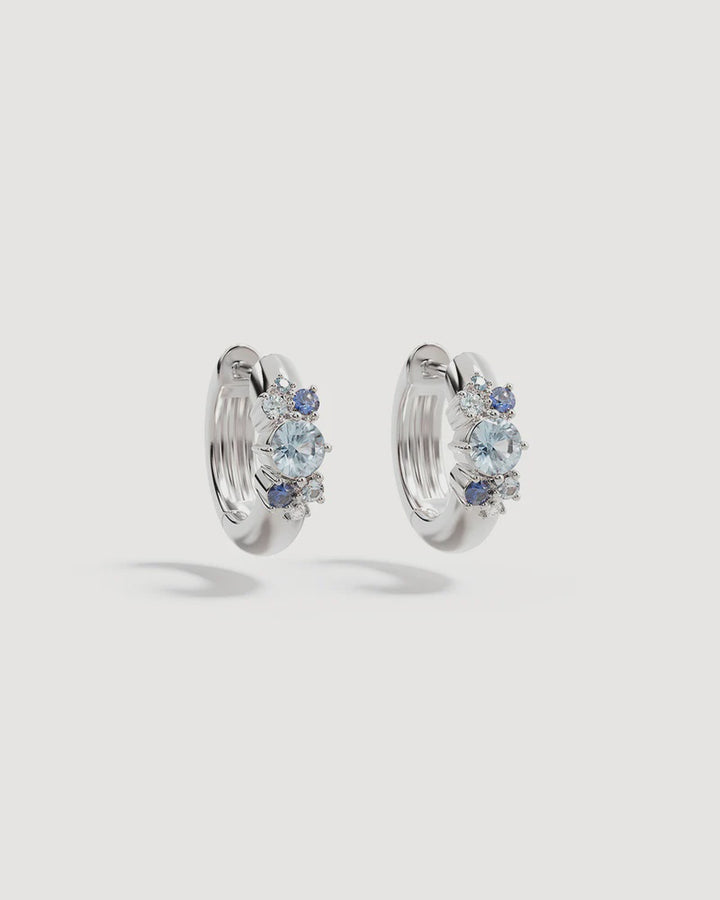 By Charlotte I Breathe, I Become Hoops - Sterling Silver