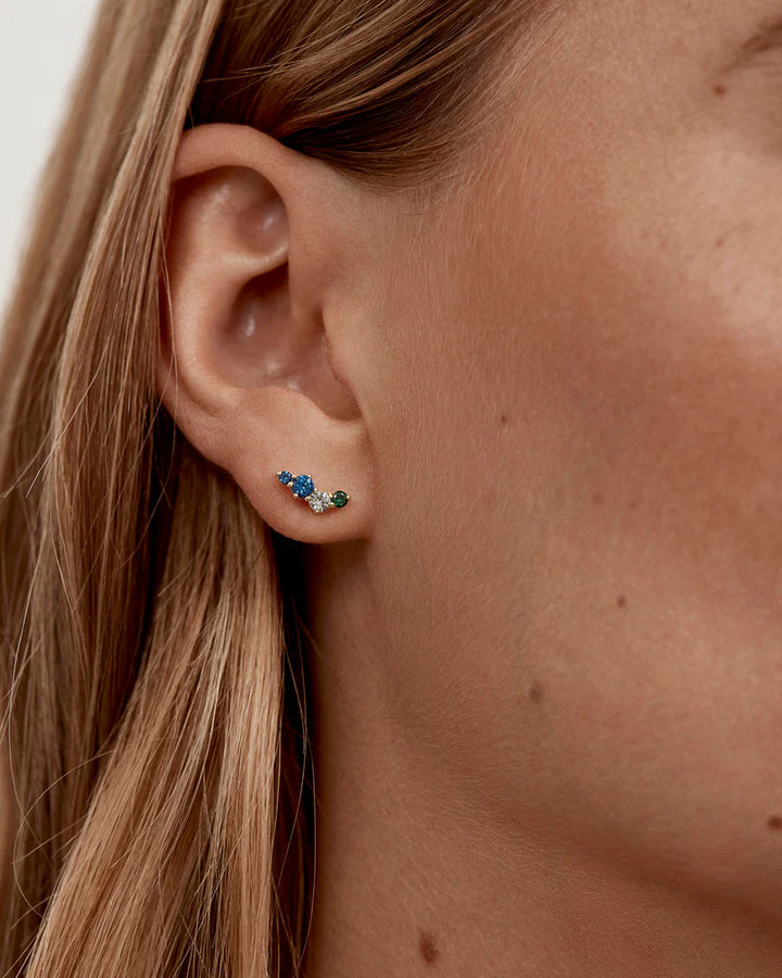 By Charlotte Endless Skies Stud Earrings - 18k Gold Vermeil