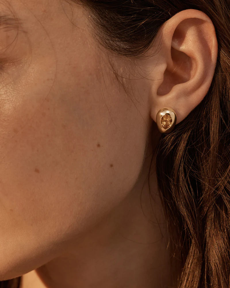 By Charlotte Joy Of Life Earrings - 18k Gold Plated