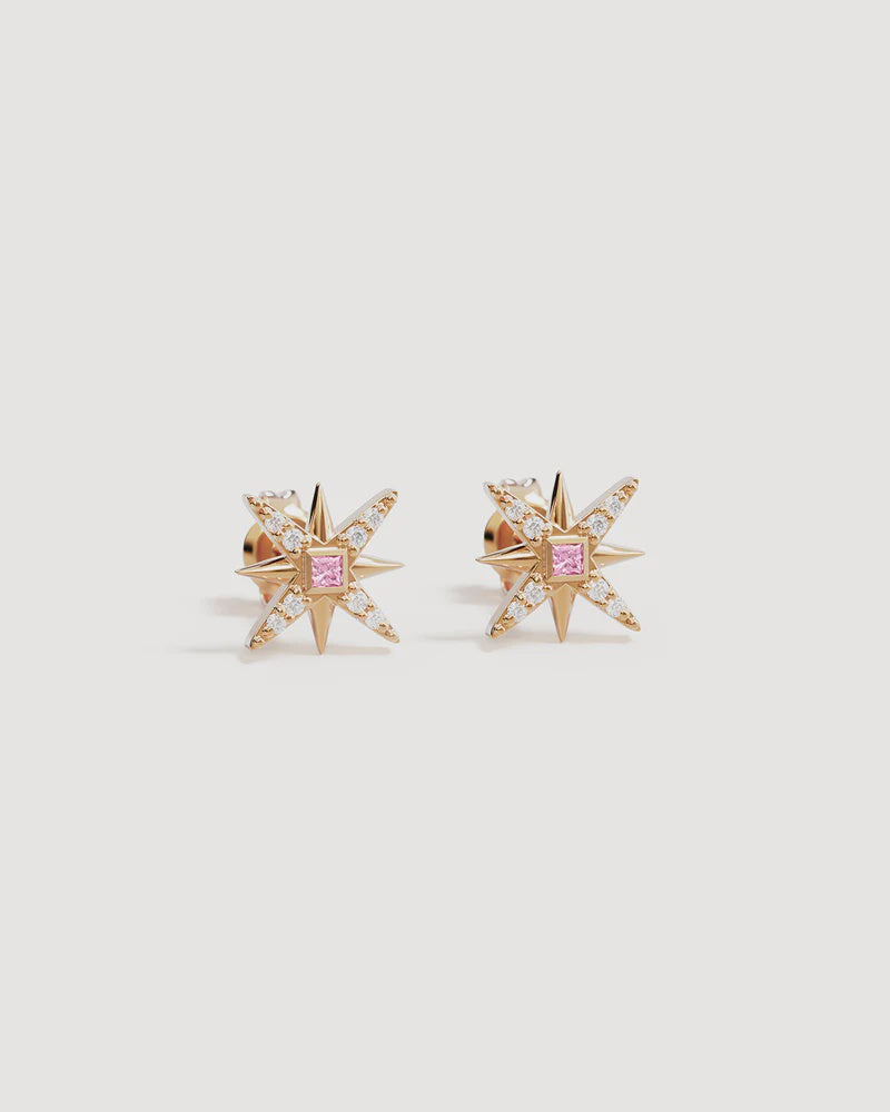 By Charlotte Starry Night Stud Earrings - 18k Gold Vermeil