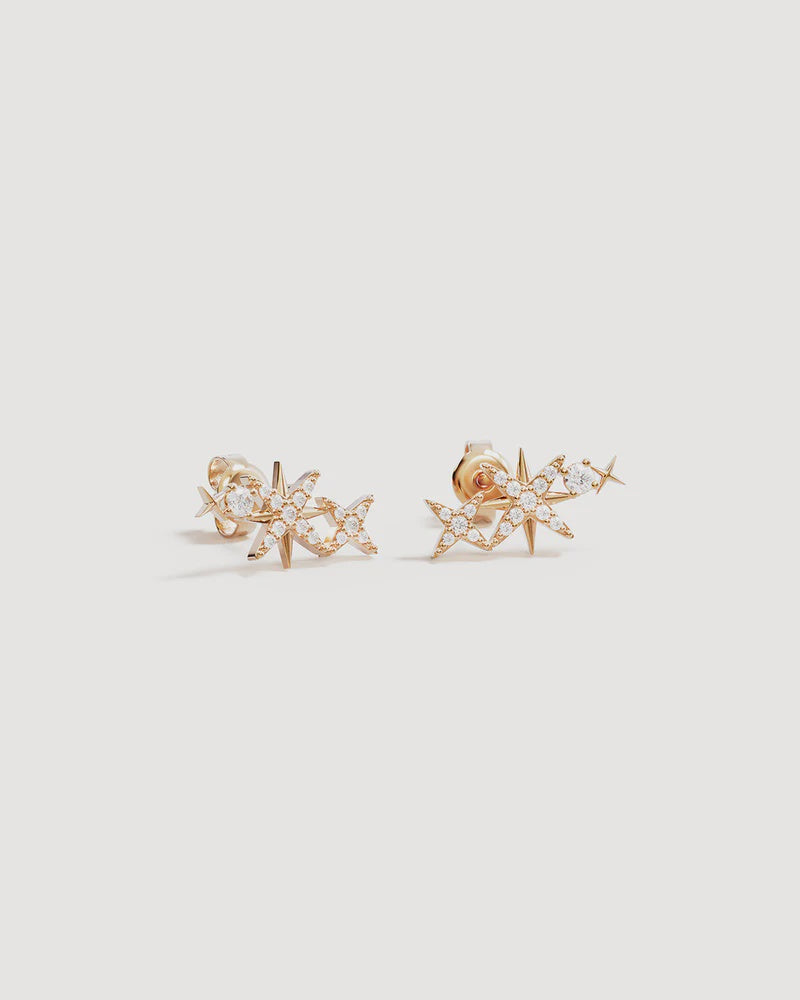 By Charlotte Celestial Skies Crawlers - 18k Gold Vermeil