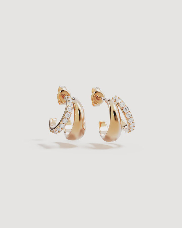By Charlotte Eternally Yours Hoops - 18k Gold Plated