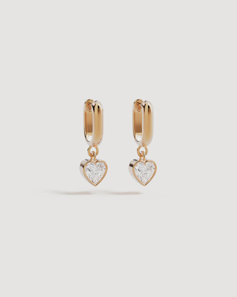 By Charlotte Love You More Hoops - 18k Gold Vermeil