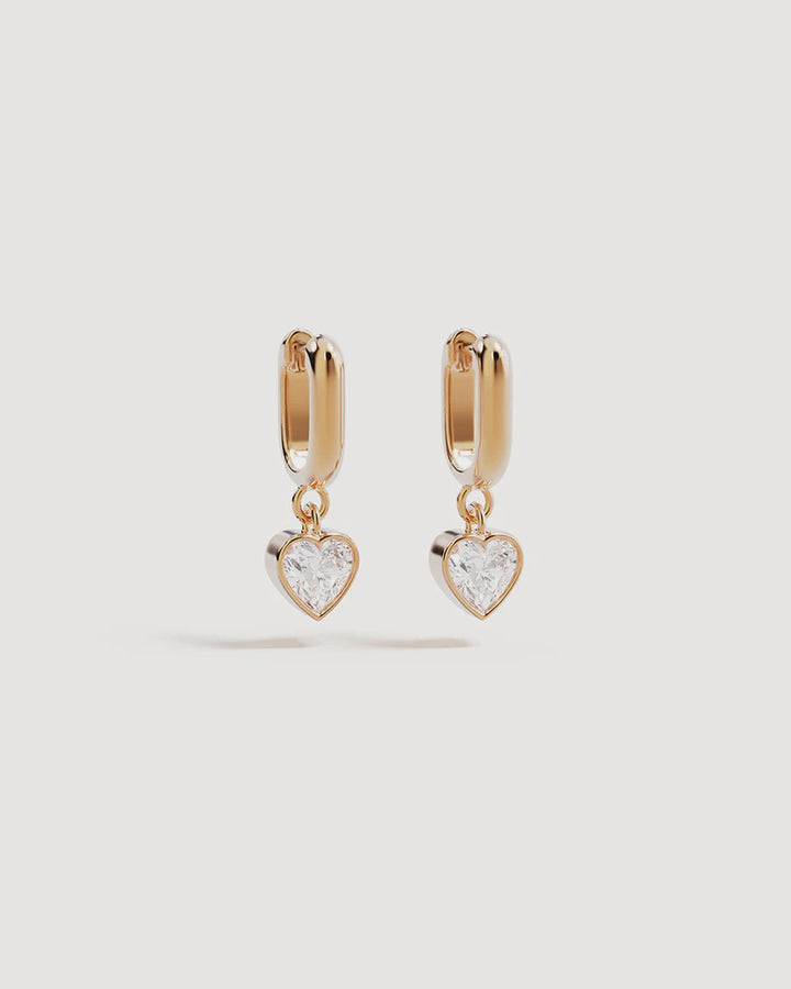 By Charlotte Love You More Hoops - 18k Gold Vermeil