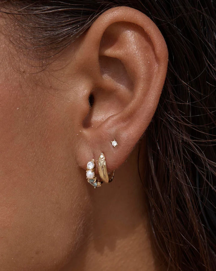 By Charlotte Wishing Hoops - 18k Gold Vermeil