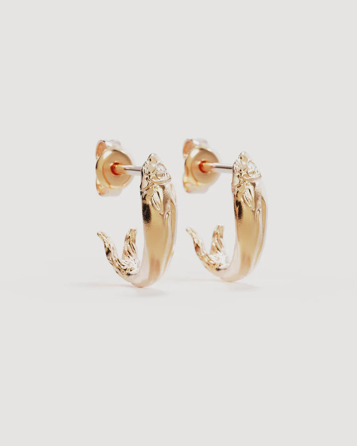 By Charlotte Wishing Hoops - 18k Gold Vermeil