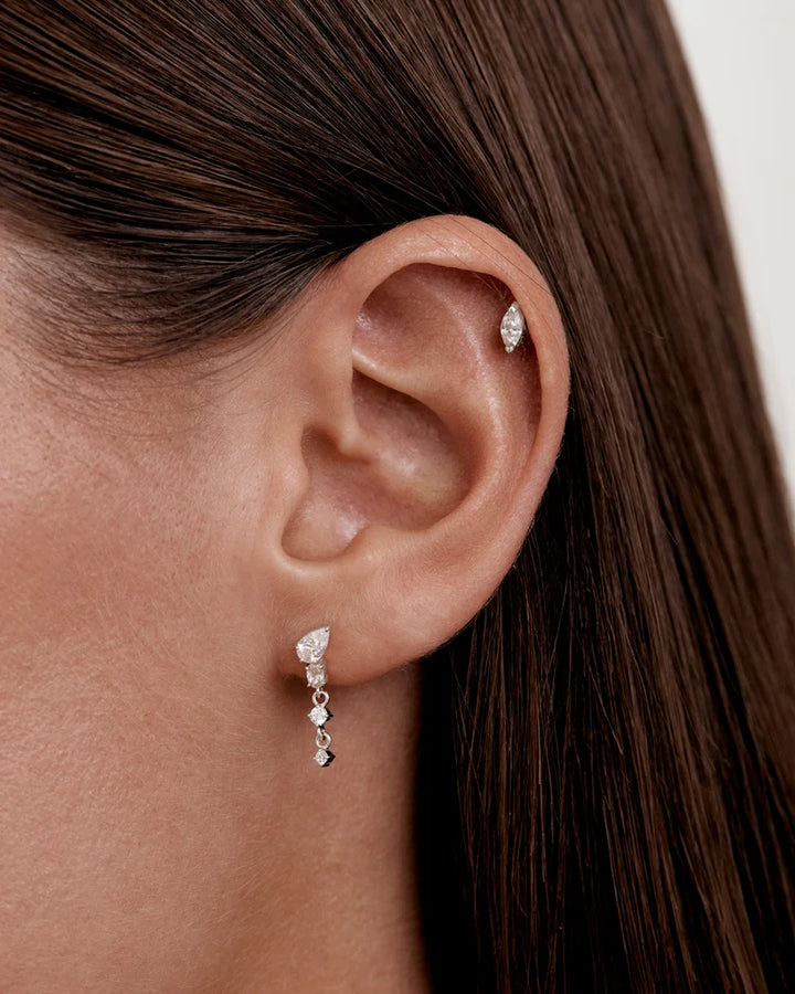 By Charlotte Guided By The Stars Drop Earrings Sterling Silver