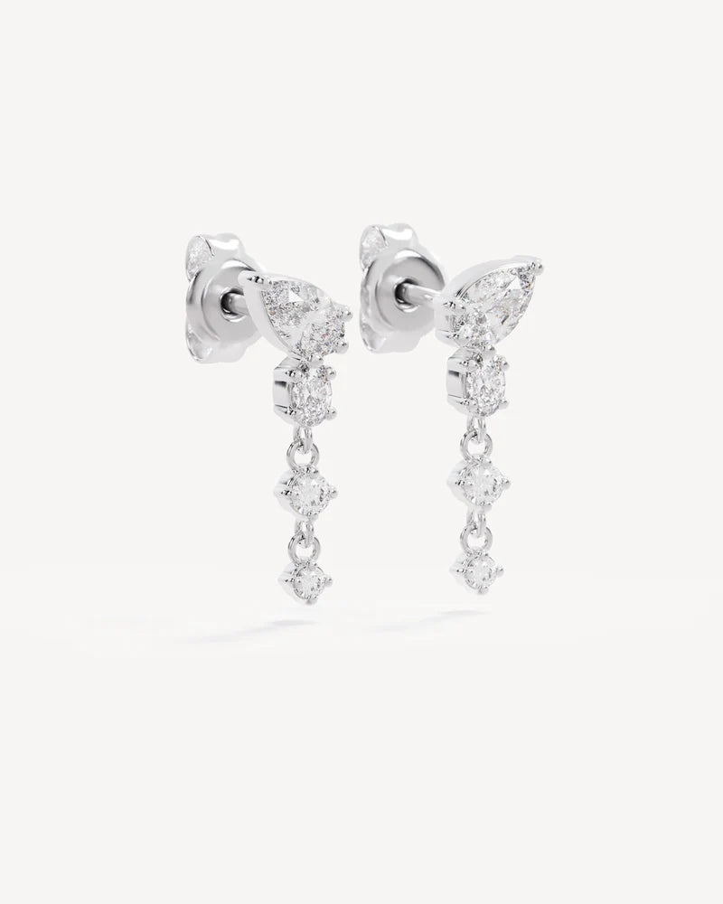 By Charlotte Guided By The Stars Drop Earrings Sterling Silver