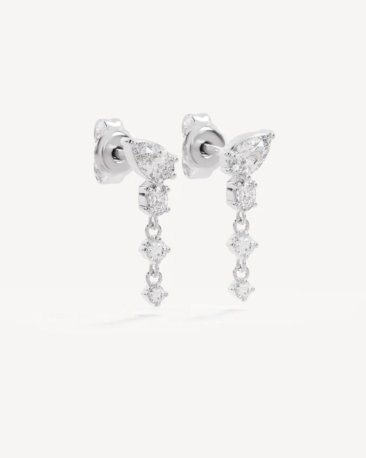 By Charlotte Guided By The Stars Drop Earrings Sterling Silver