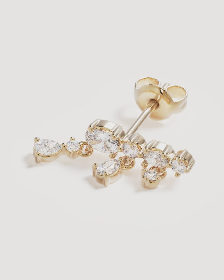 By Charlotte Cosmic Whisper Ear Crawler 18K Gold Vermeil