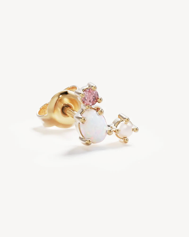 By Charlotte Cosmic Bloom Studs Earrings - 18k Gold Vermeil