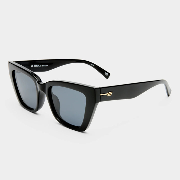 Le Specs Le Coeur Sunglasses-Black