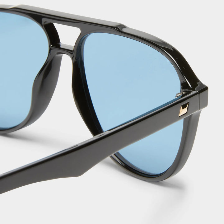 Le Specs Tragic Magic Sunglasses-Black Navy Mono