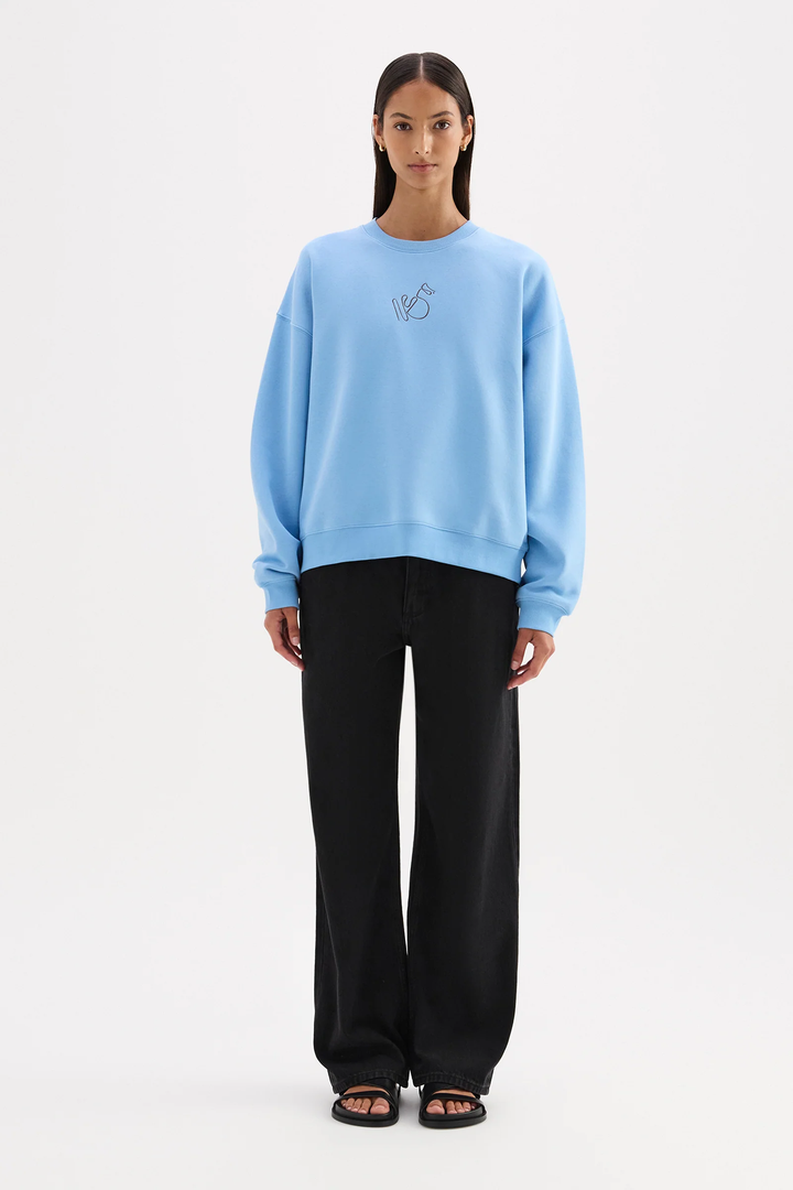 Nude Lucy Logo Sweat - Horizon