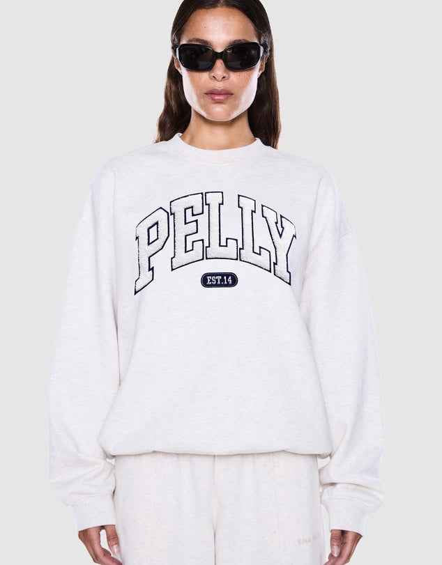 Ena Pelly Mila Oversized Sweater - Oat Marle