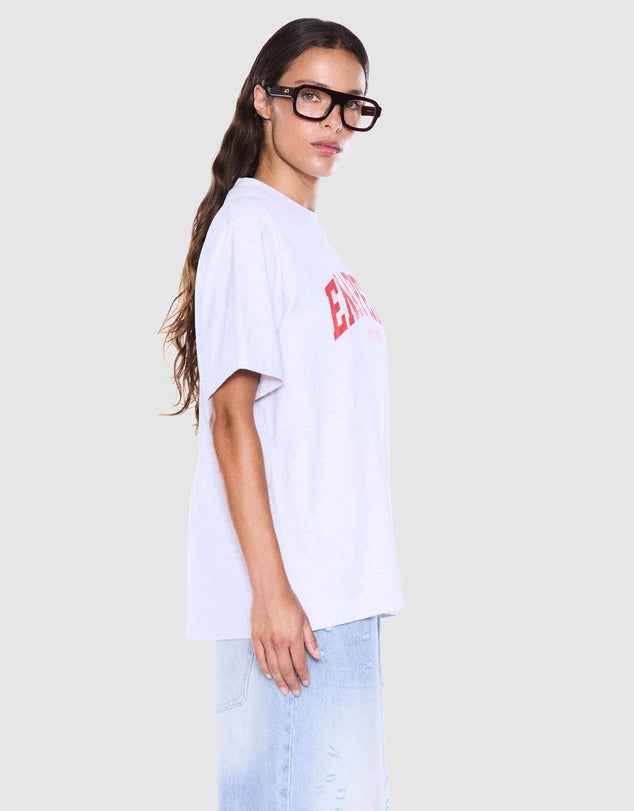 Ena Pelly Sophia Relaxed Tee - White Marle/Ena Pelly