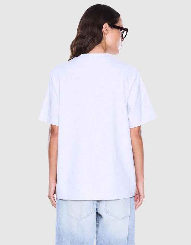 Ena Pelly Sophia Relaxed Tee - White Marle/Ena Pelly