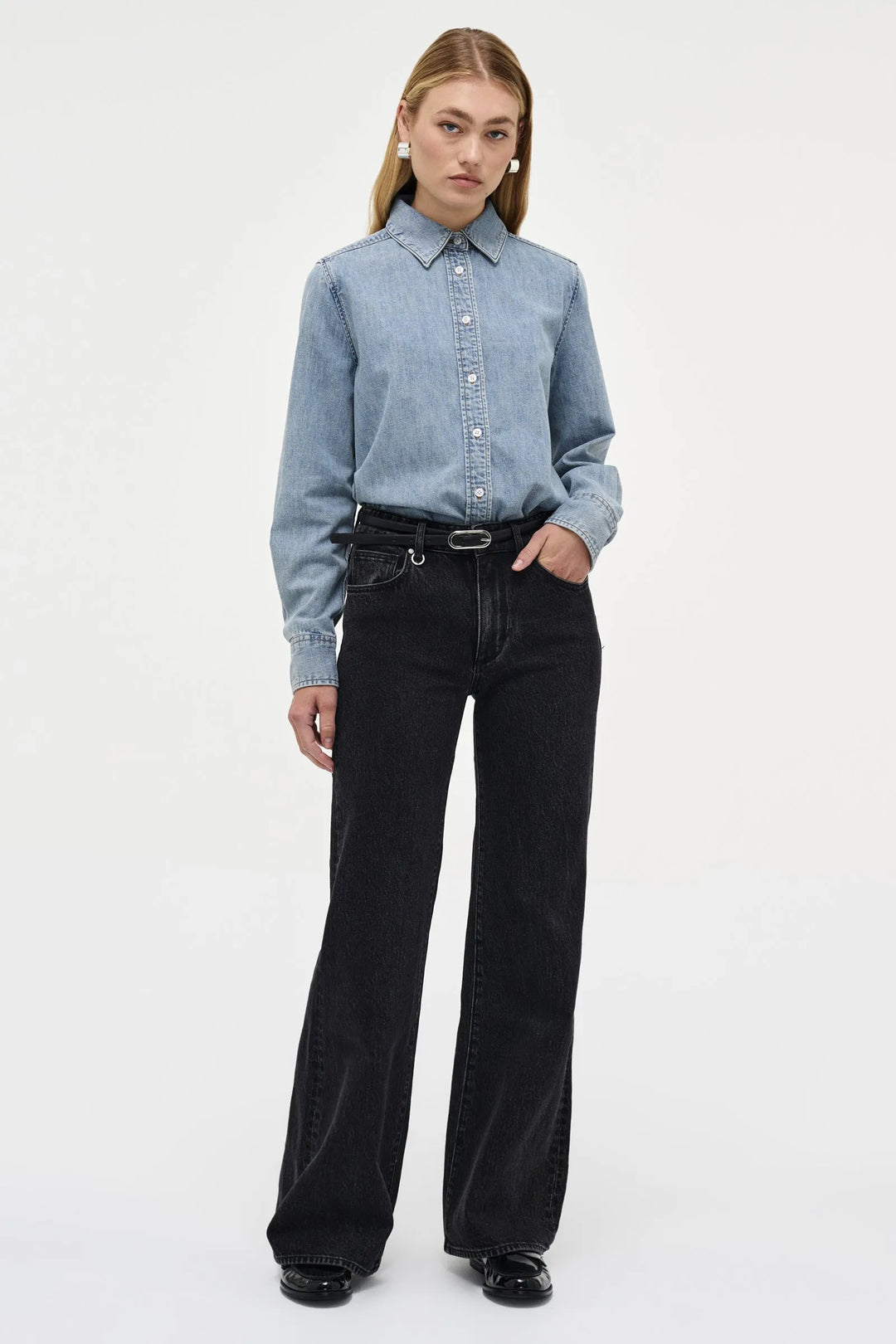 Neuw Denim Eva Wide Jean - French Black