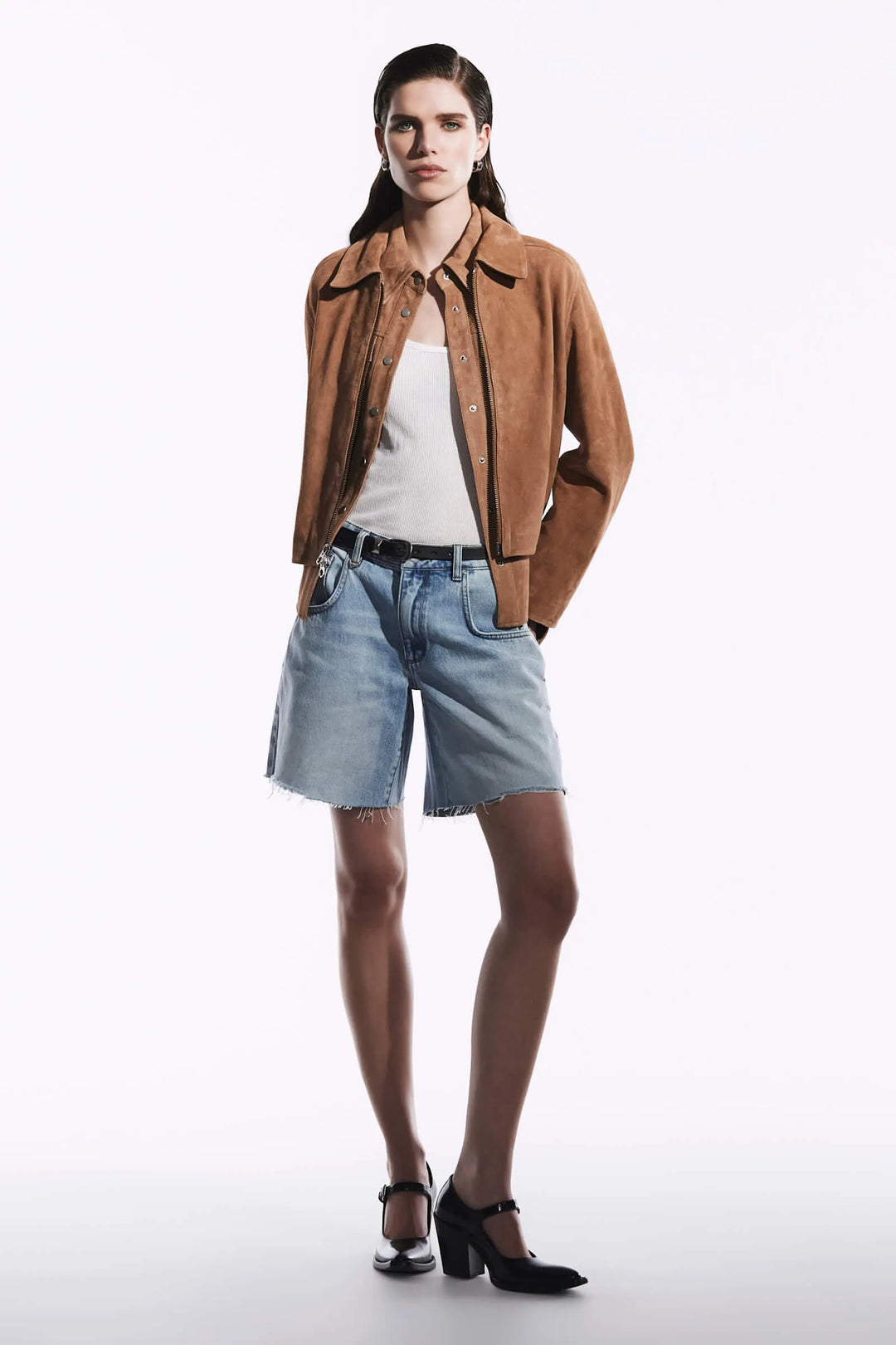 Neuw Denim Eva Mid Denim Short - Mode - Light Vintage Indigo