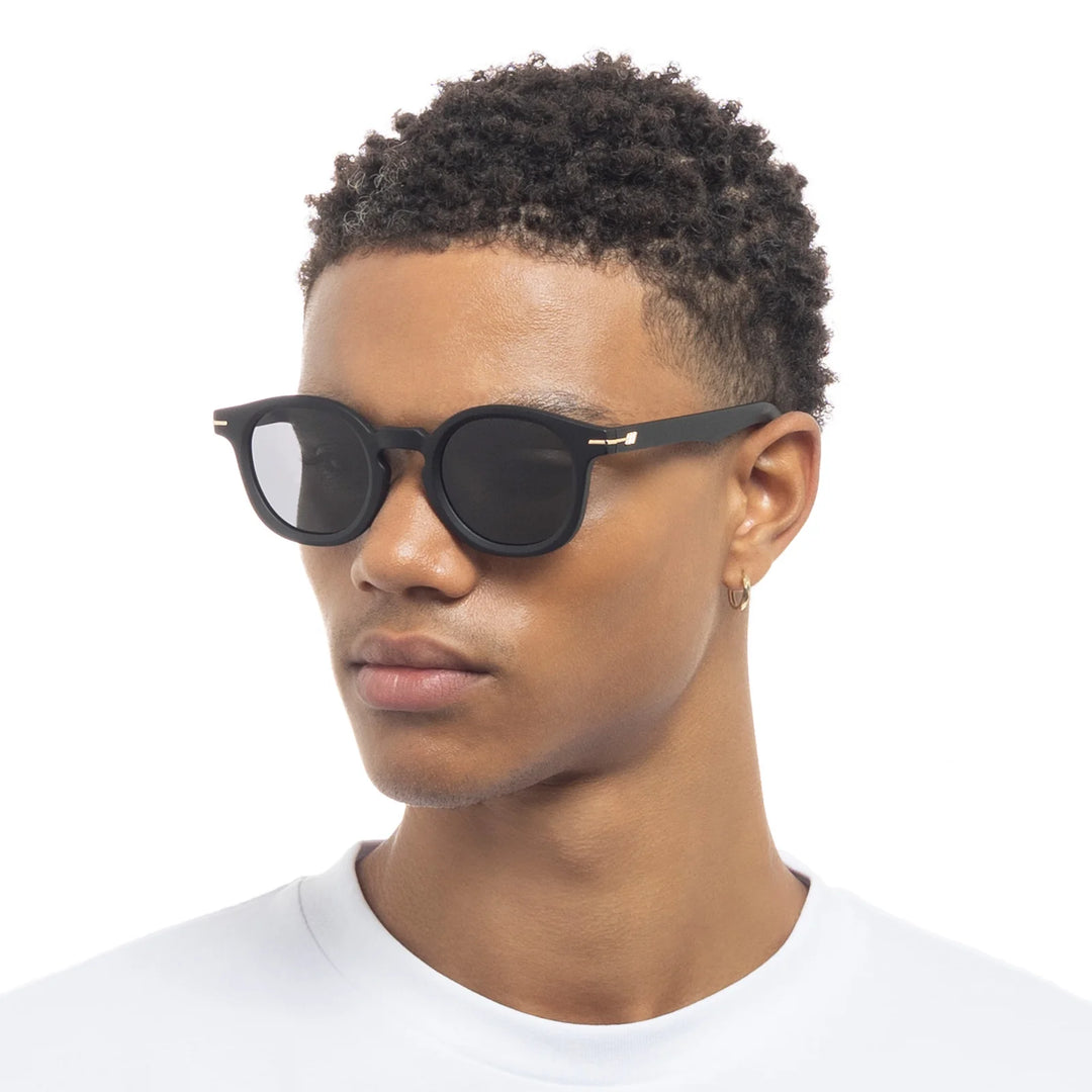 Le Specs Hoodwinked Sunglasses - Matte Black Polarised