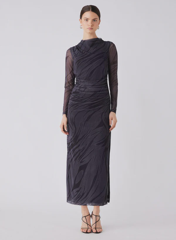 Esmaee Marble Midi Dress - Marble