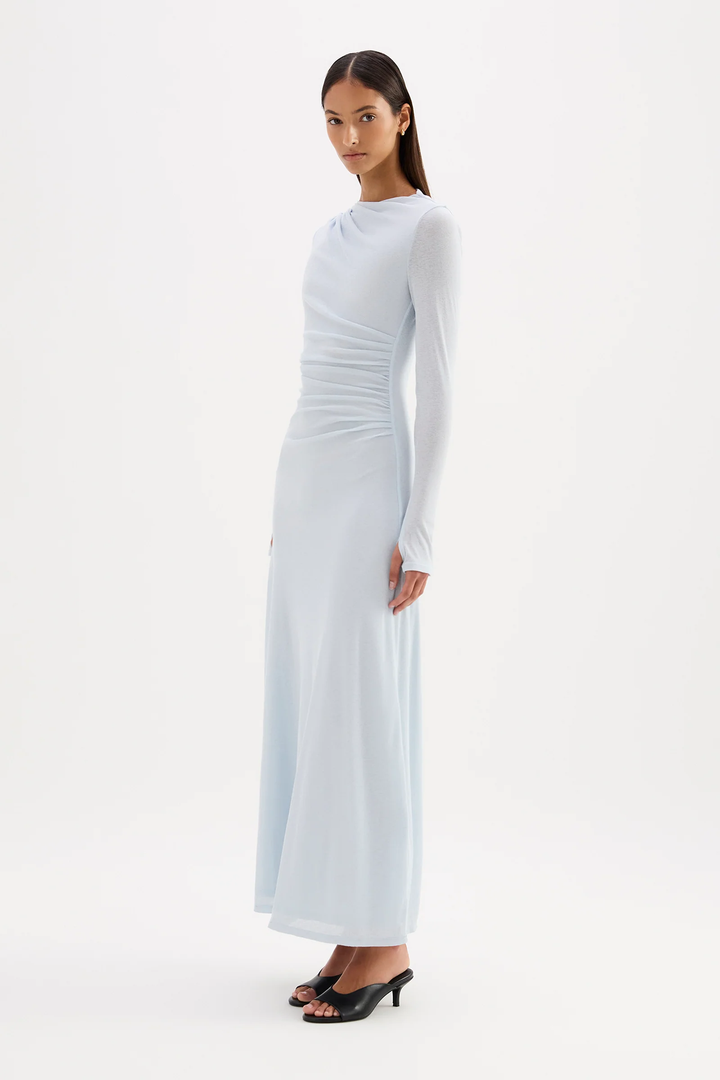 Nude Lucy Calista Mesh Dress - Glacier