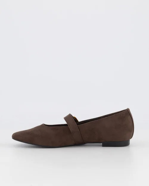 Billini Ibbie Flat - Macchiato Suede