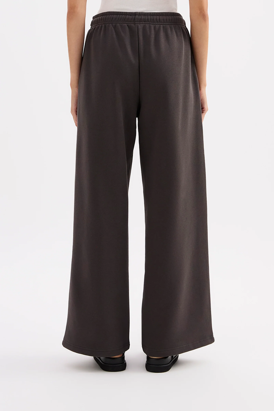 Nude Lucy Carter Wide Leg Track Pant - Coal