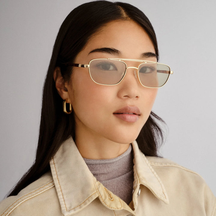 Le Specs Le Mimi Sunglasses-Gold