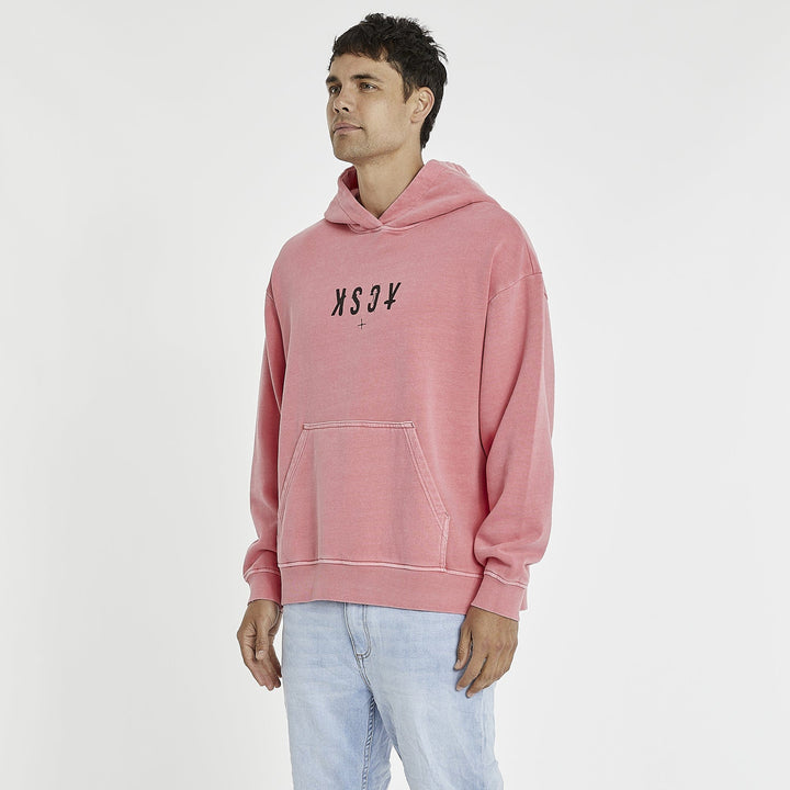 Kiss Chacey Fallen Paradise Relaxed Hooded Sweater - Rapture Rose