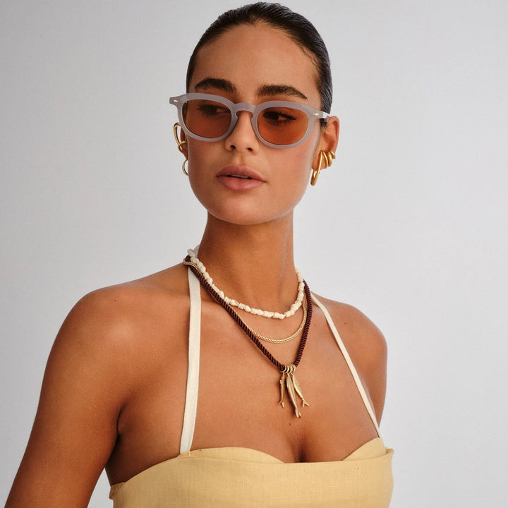 Le Specs Heart Throb Sunglasses- Mist