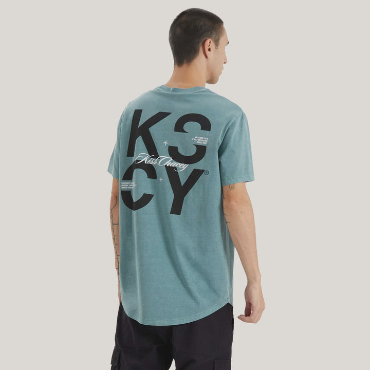 Kiss Chacey Ferron Dual Curved Tee- Pigment Trellis