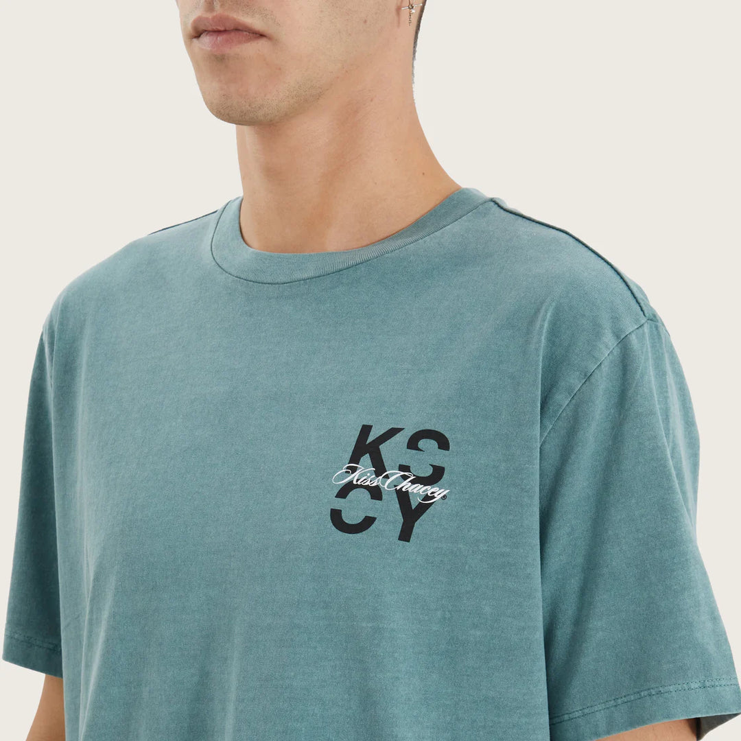 Kiss Chacey Ferron Dual Curved Tee- Pigment Trellis