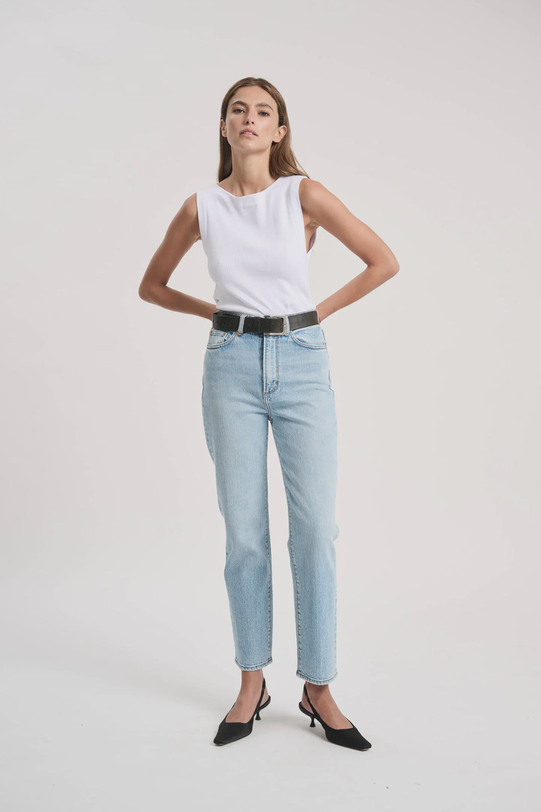 Neuw Denim Nico Straight Jean - Passenger Mid Vintage Indigo
