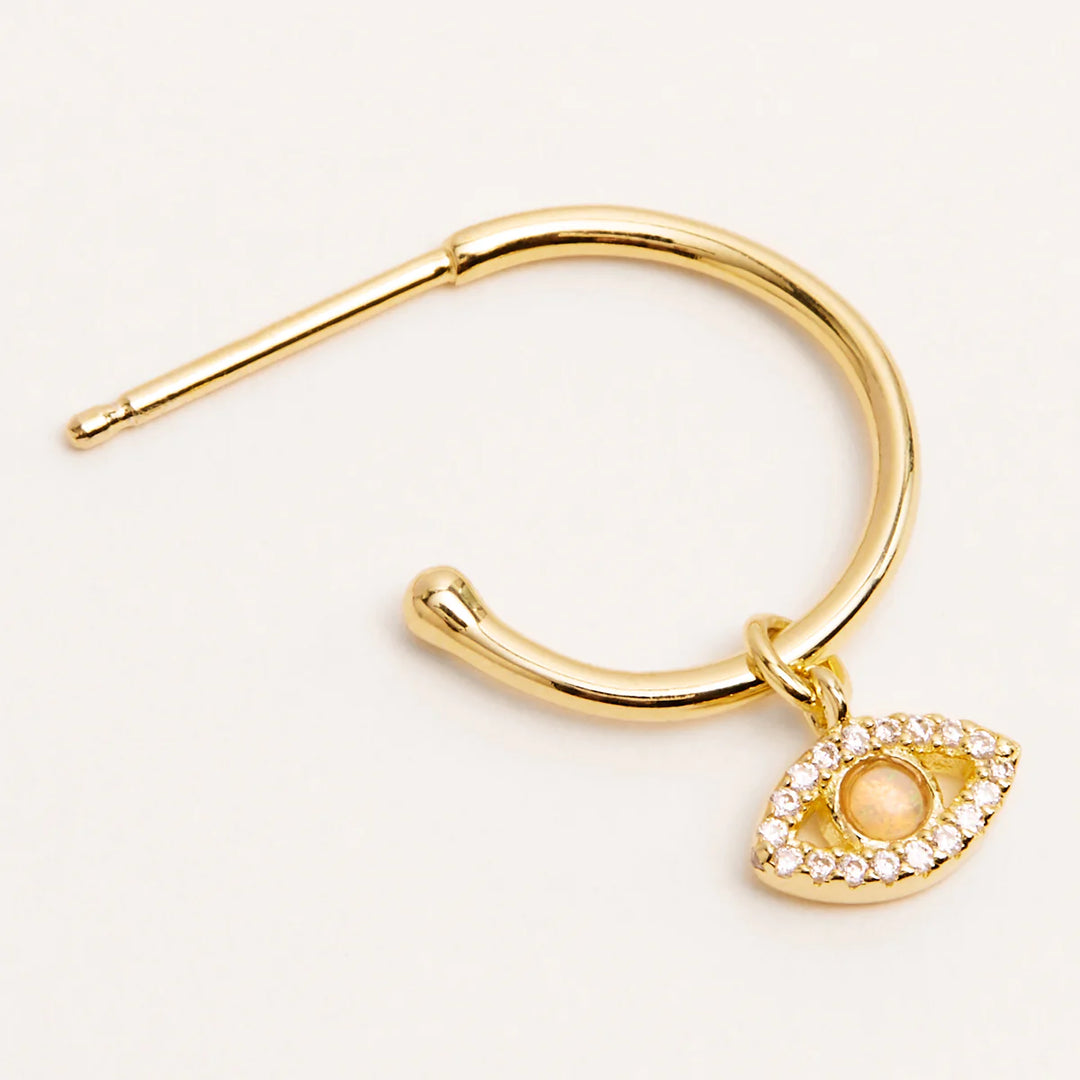 By Charlotte Eye of Intuition Hoops - 18k Gold Vermeil