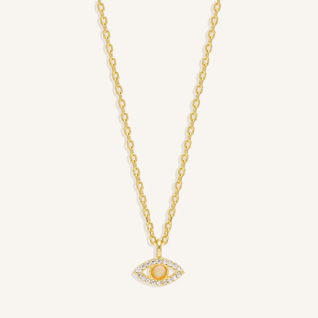 By Charlotte Eye Of Intuition Necklace - 18k Gold Vermeil