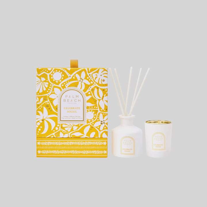 Palm Beach Collection Mini Candle & Diffuser Set - Celebrate Soilel